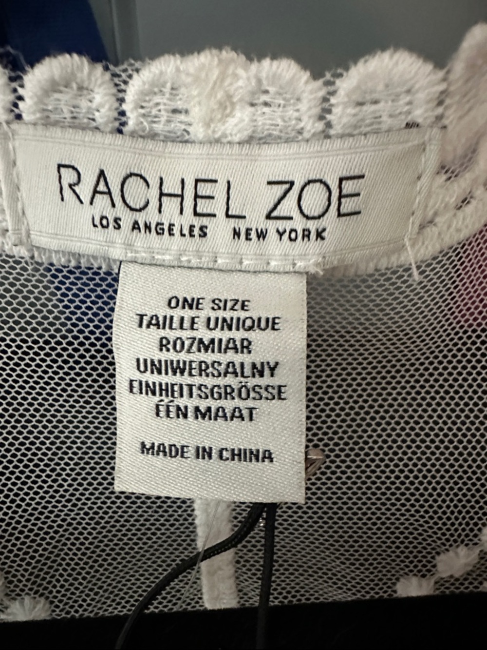 Rachel Zoe White Embroidered Kimono Coverup - Picture 3 of 3